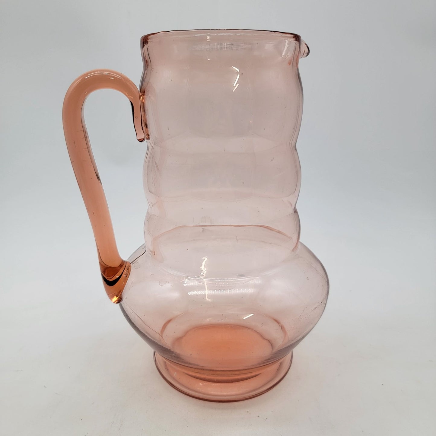 Dunbar Depression Glass Pink Pitcher