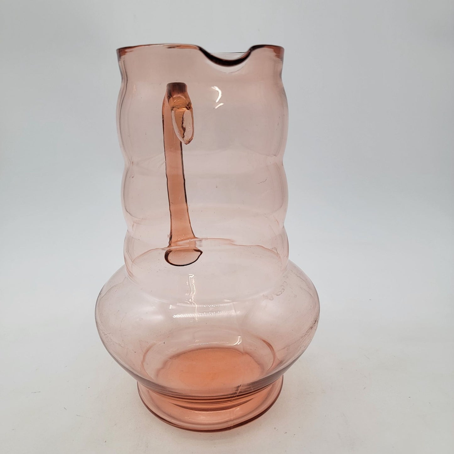 Dunbar Depression Glass Pink Pitcher