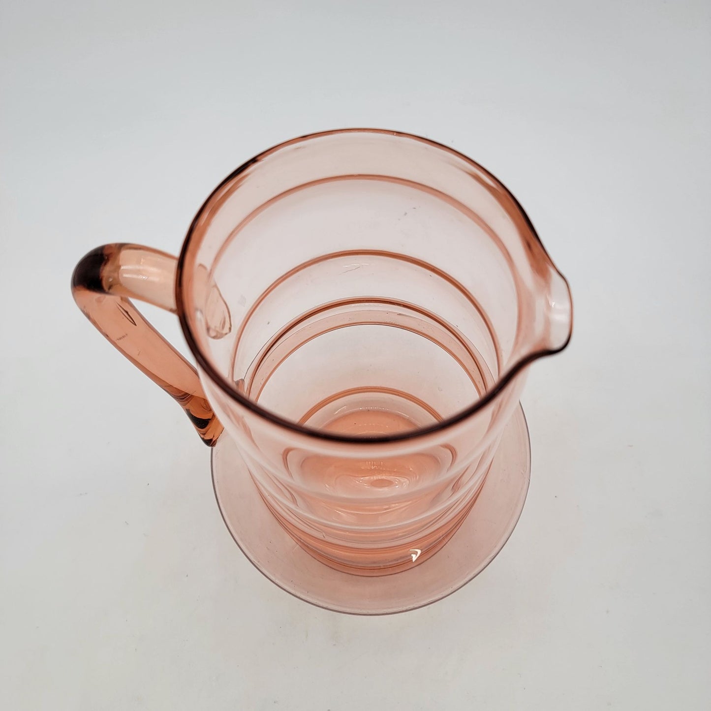 Dunbar Depression Glass Pink Pitcher