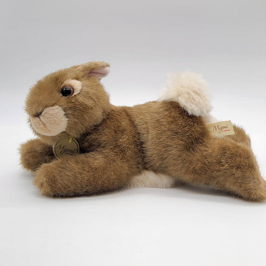 Miyoni By Aurora Realistic Resting Bunny Plush Rabbit