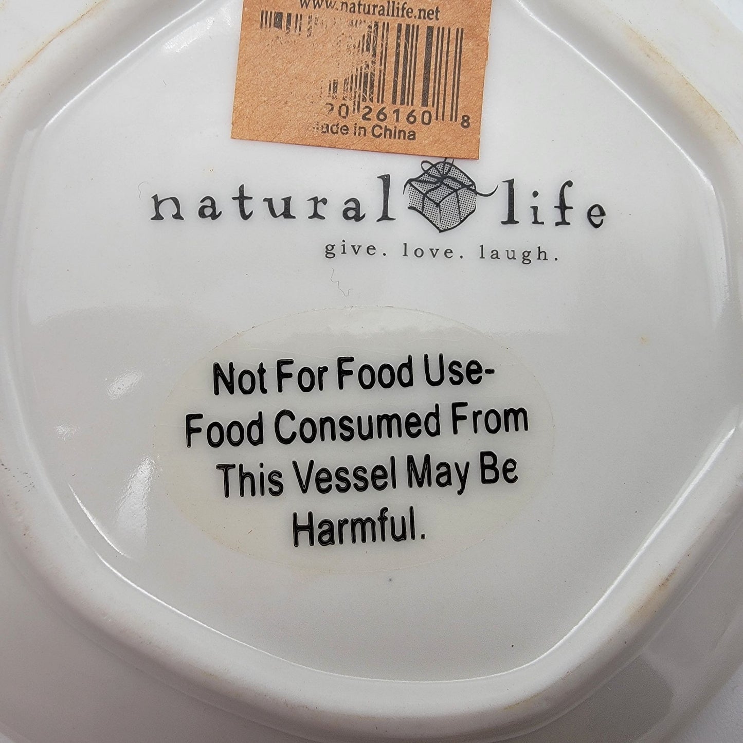 Natural Life Porcelain Trinket Dish With Faith All Things Are Possible