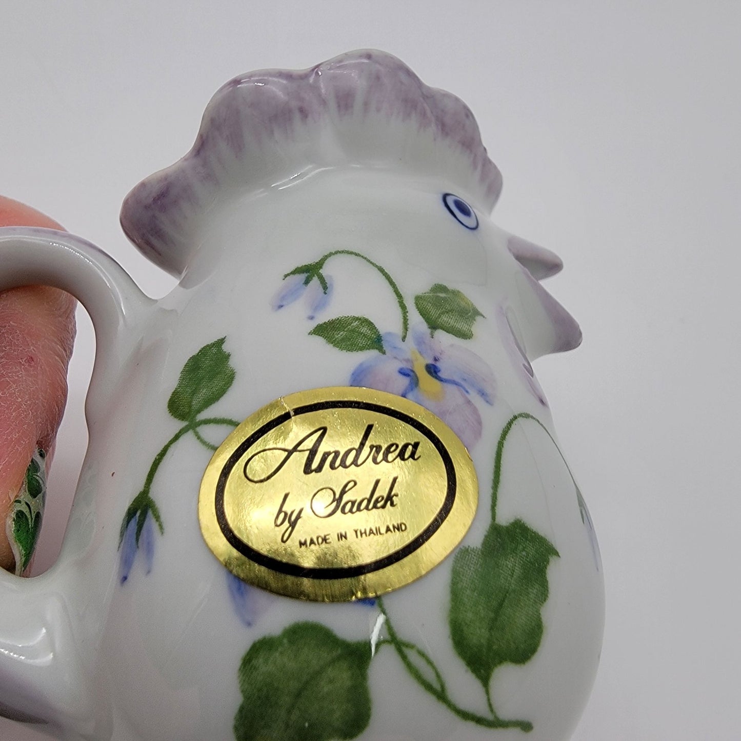 Vintage Andrea By Sadek Rooster Creamer