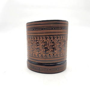 Vintage Small Burmese Lacquerware Betel Nut Box Container