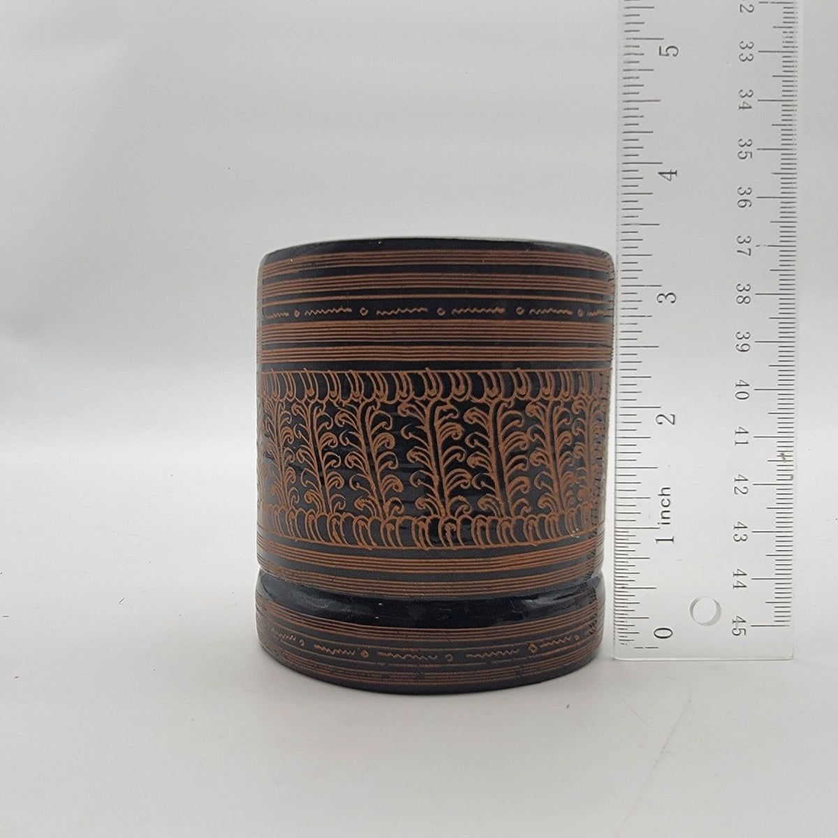 Vintage Small Burmese Lacquerware Betel Nut Box Container