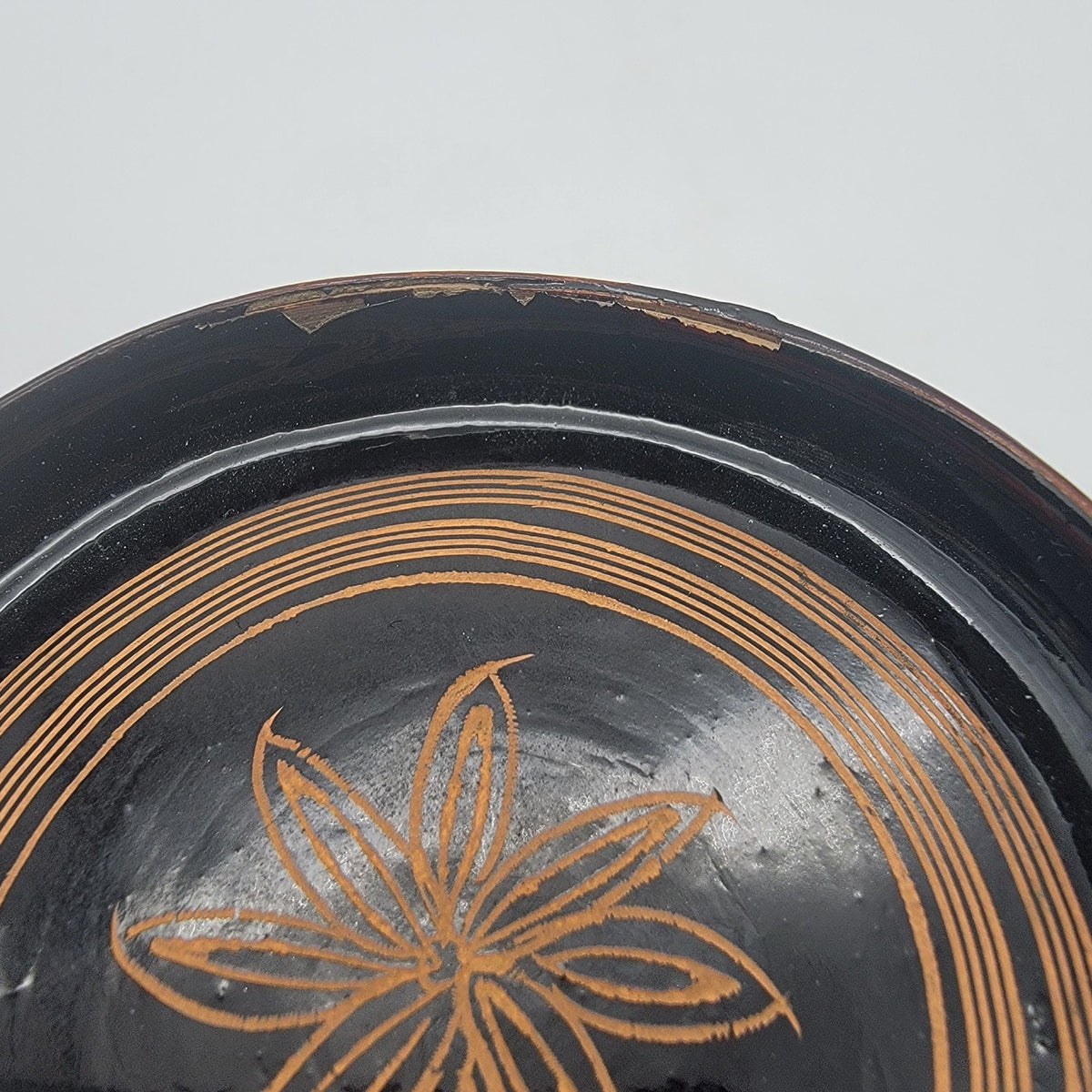 Vintage Small Burmese Lacquerware Betel Nut Box Container