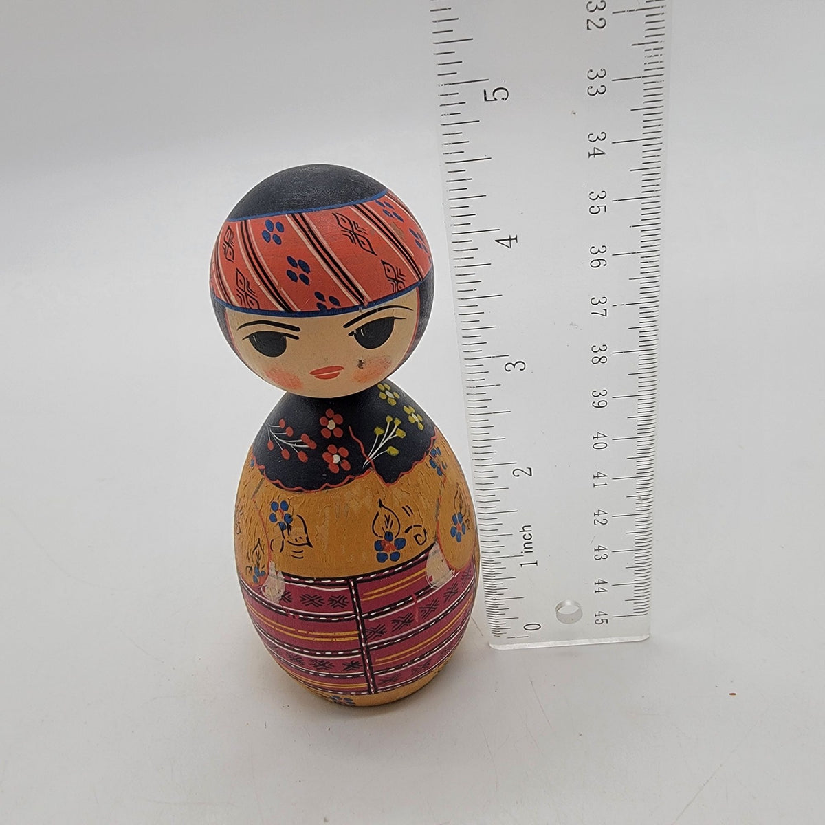 Vintage Japanese Sosaku Kokeshi Wood Doll