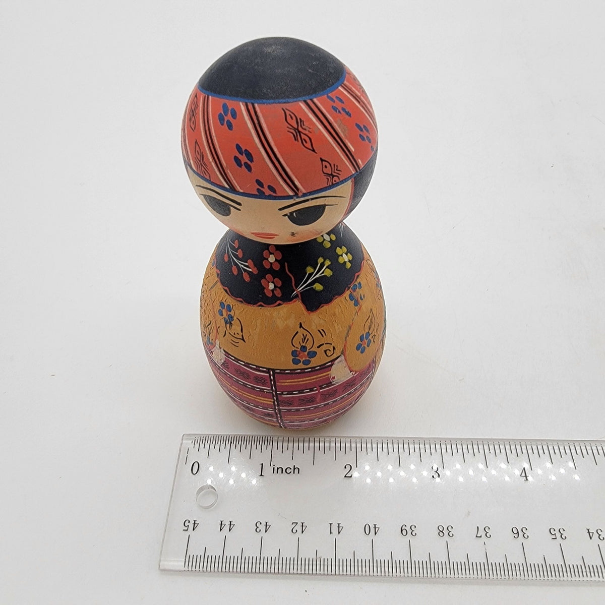 Vintage Japanese Sosaku Kokeshi Wood Doll