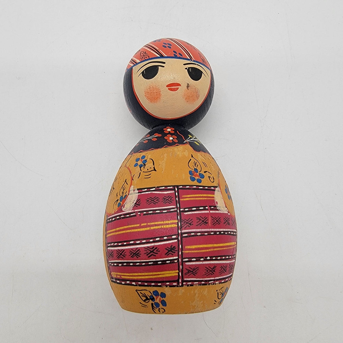 Vintage Japanese Sosaku Kokeshi Wood Doll