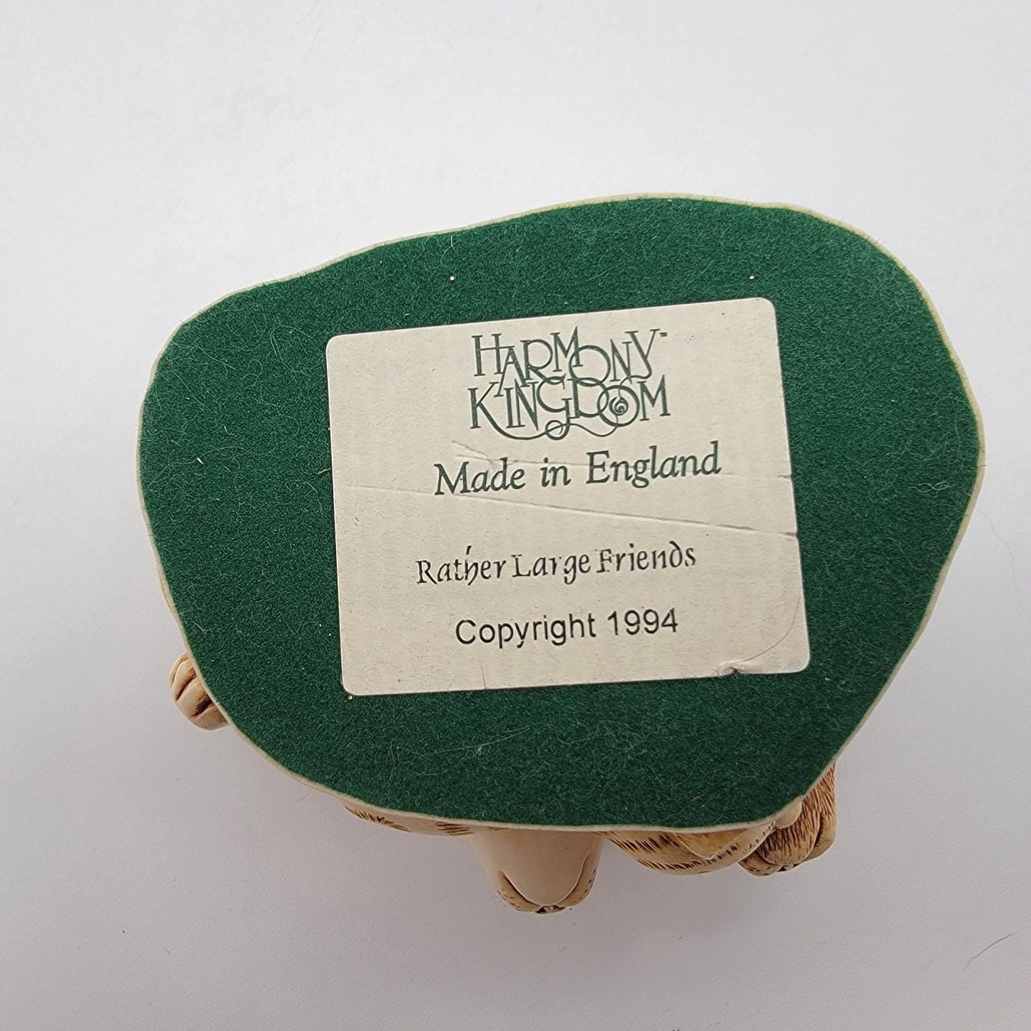 1994 Harmony Kingdom "Rather Large Friends" Cat Figurine Trinket Box