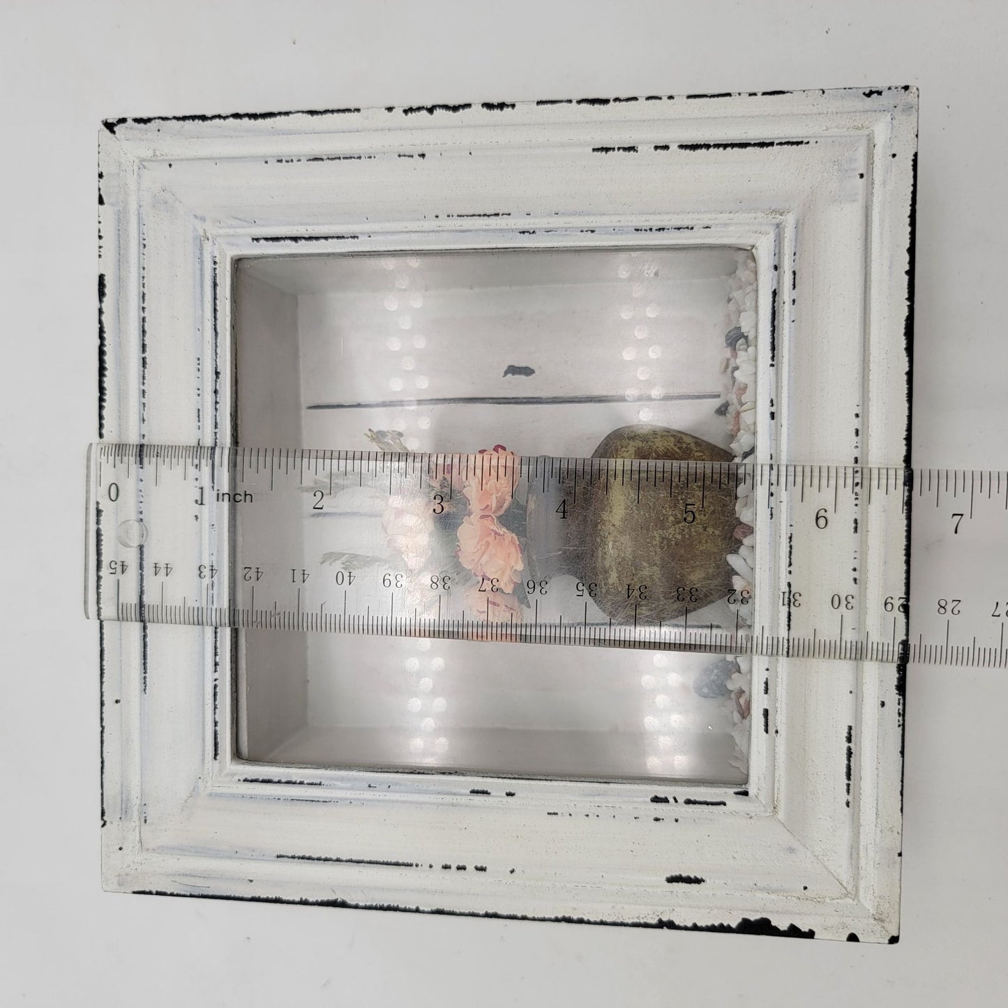 Vintage Dennis East International Pink Carnations In Vase Shadowbox Wall Art