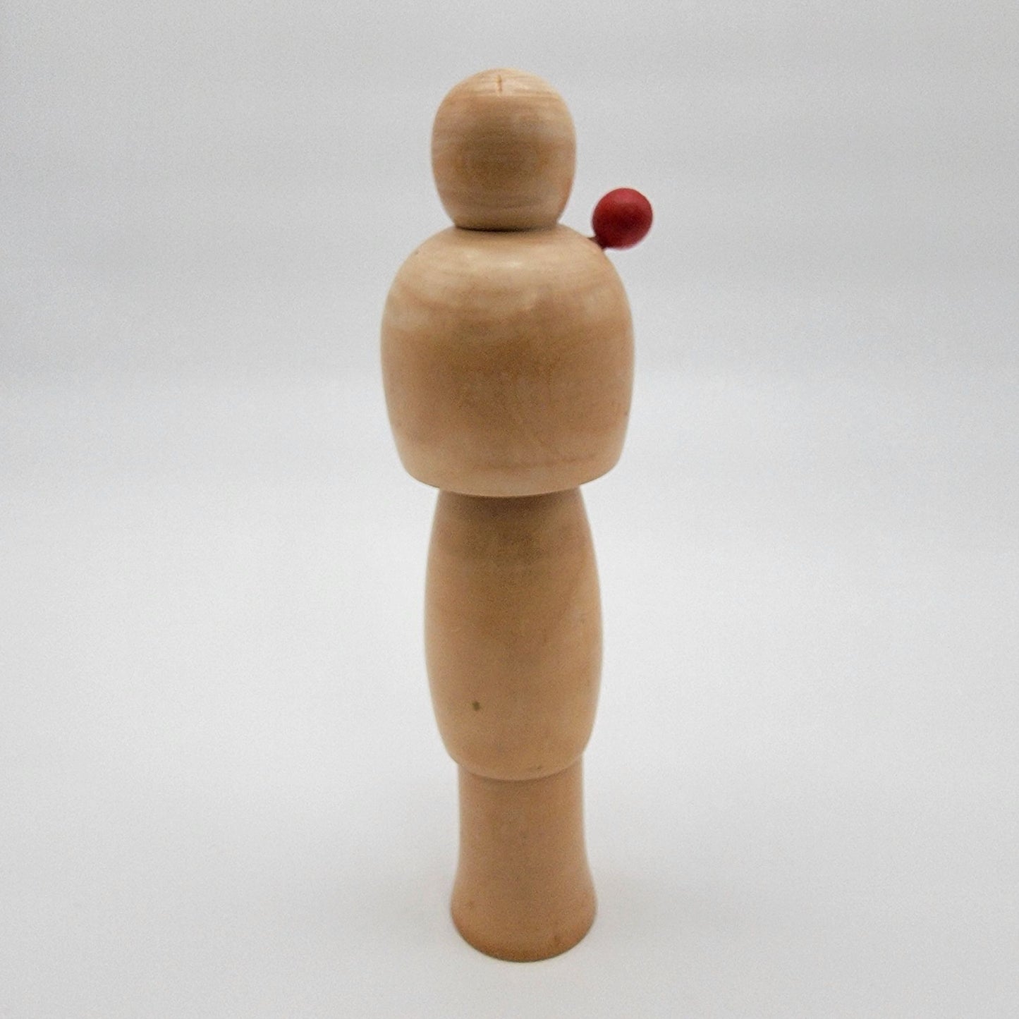 Vintage Japanese Kokeshi Wood Doll Signed Blonde