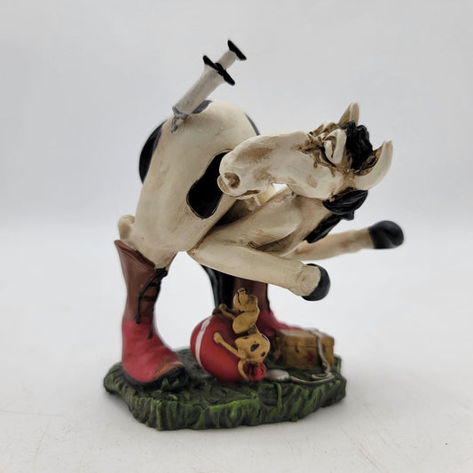 Comical "That Hurts" Horse Figurine By Rick Rowley 2002-2004 Worldwide