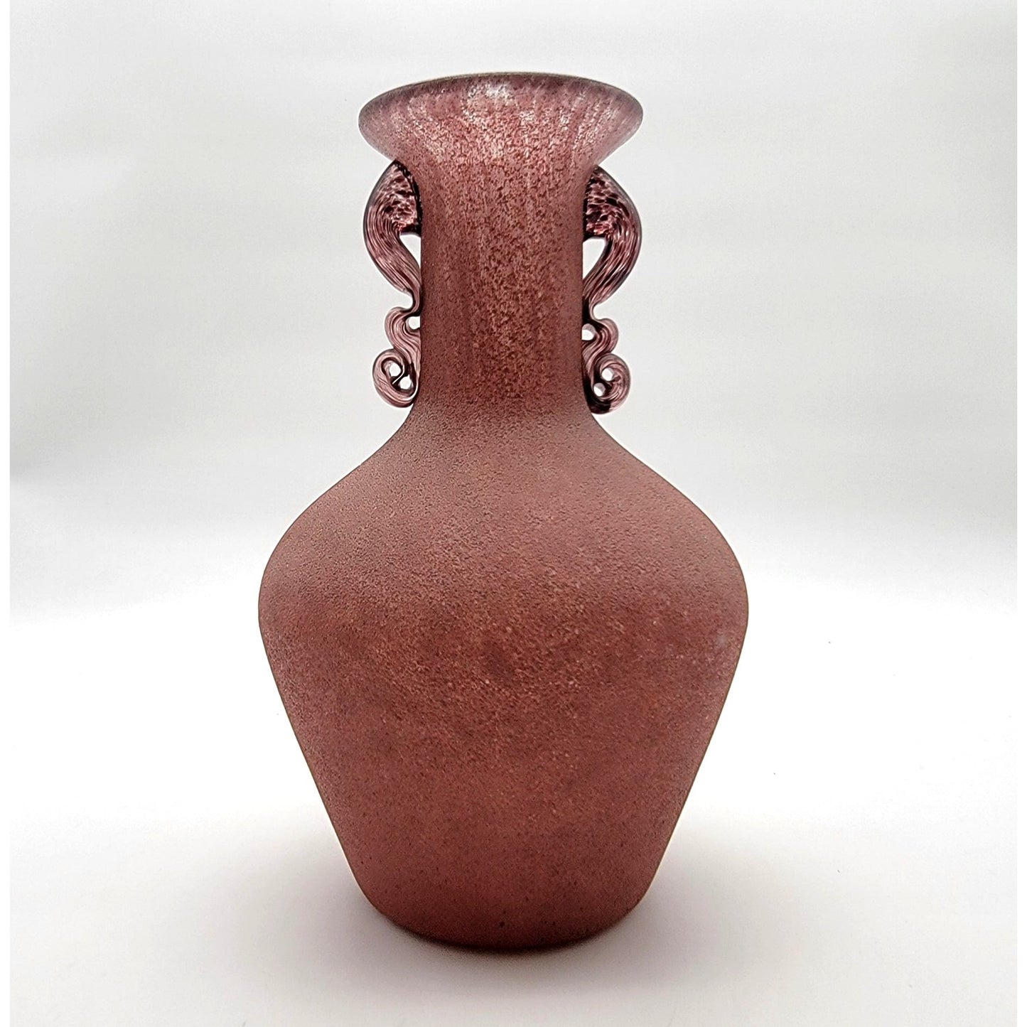 Seguso Vetri d'Arte Scavo Glass Vase For Pier 1 Imports