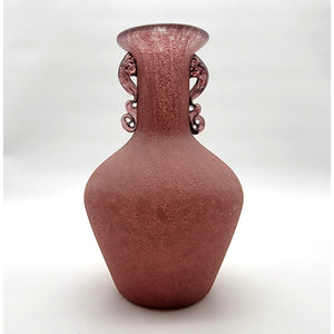 Seguso Vetri d'Arte Scavo Glass Vase For Pier 1 Imports
