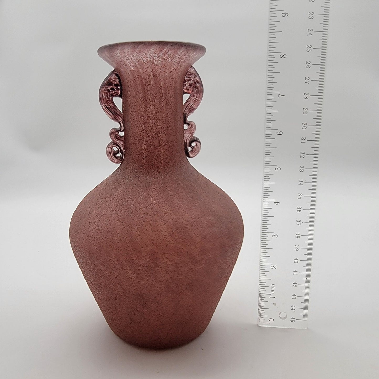 Seguso Vetri d'Arte Scavo Glass Vase For Pier 1 Imports