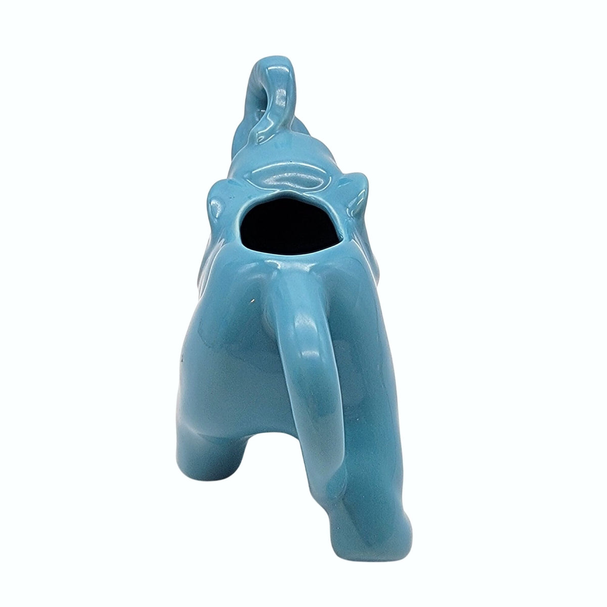 Vintage Blue Elephant Succulent Planter