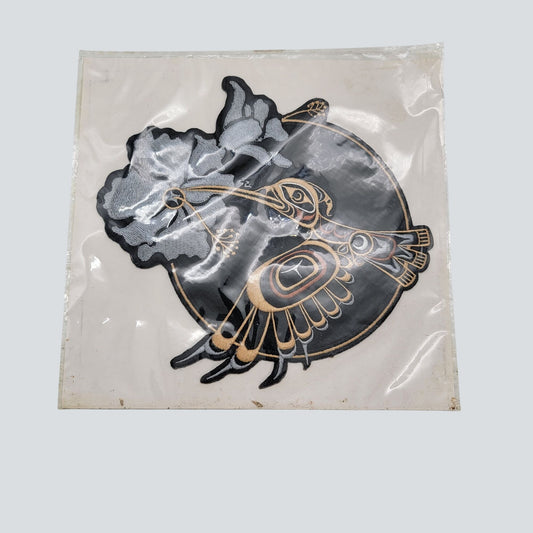 Canadian Pacific North West First Nations Hummingbird Spirit Iron-On Patch