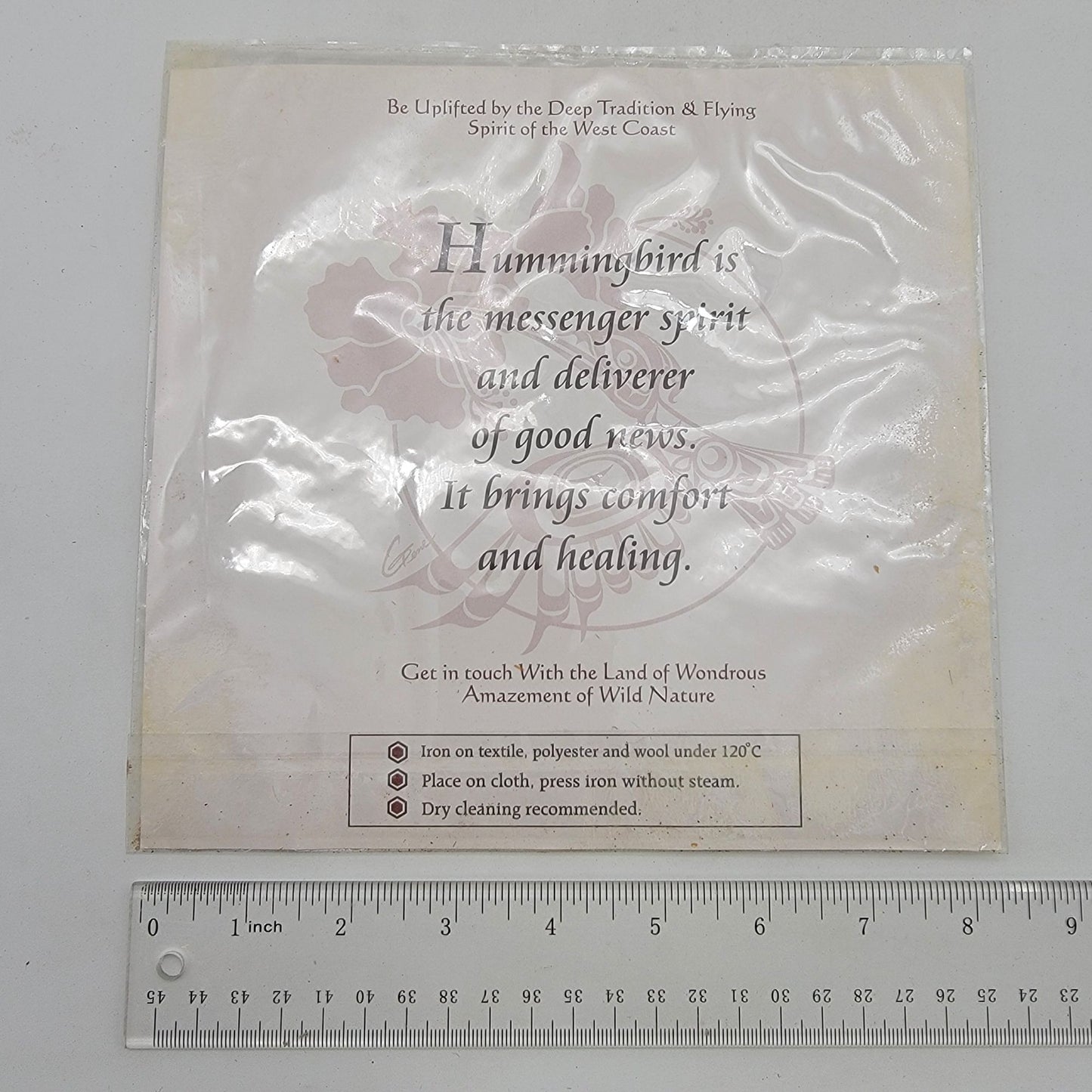 Canadian Pacific North West First Nations Hummingbird Spirit Iron-On Patch