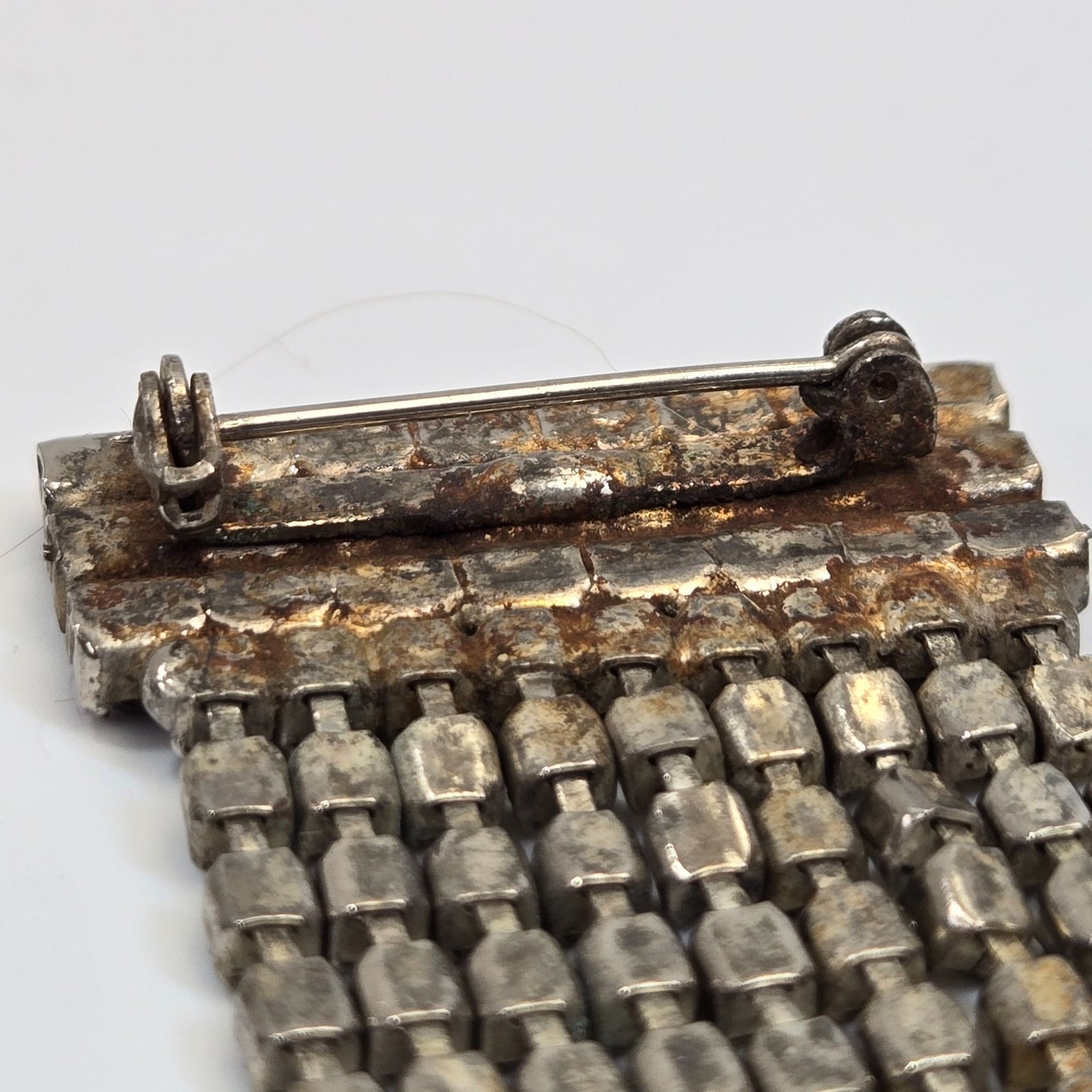 Art Deco Waterfall Rhinestone Brooch