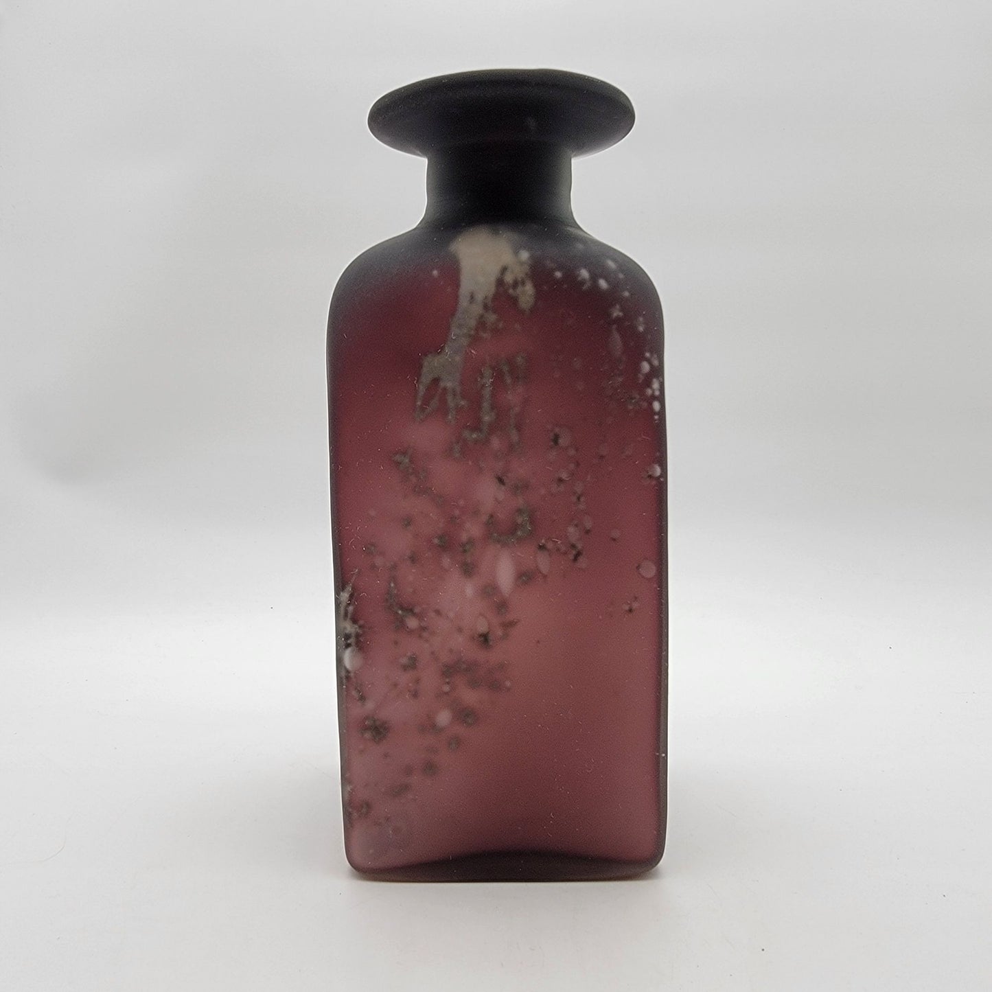1960's Purple A Scavo Glass Vase by Gino Cenedese