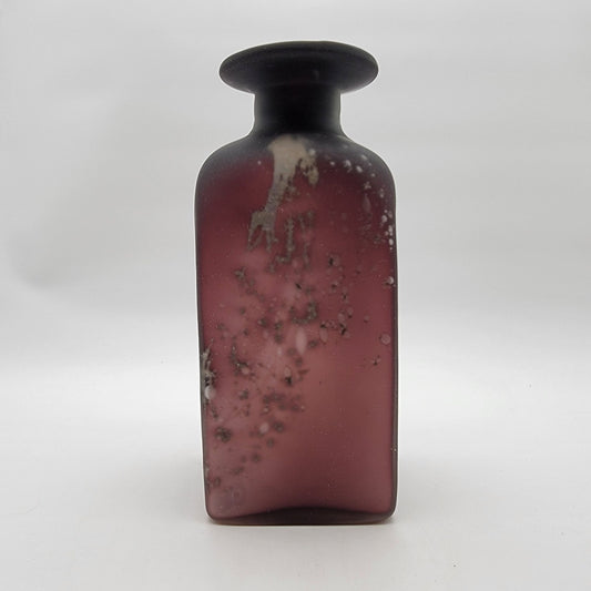 1960's Purple A Scavo Glass Vase by Gino Cenedese