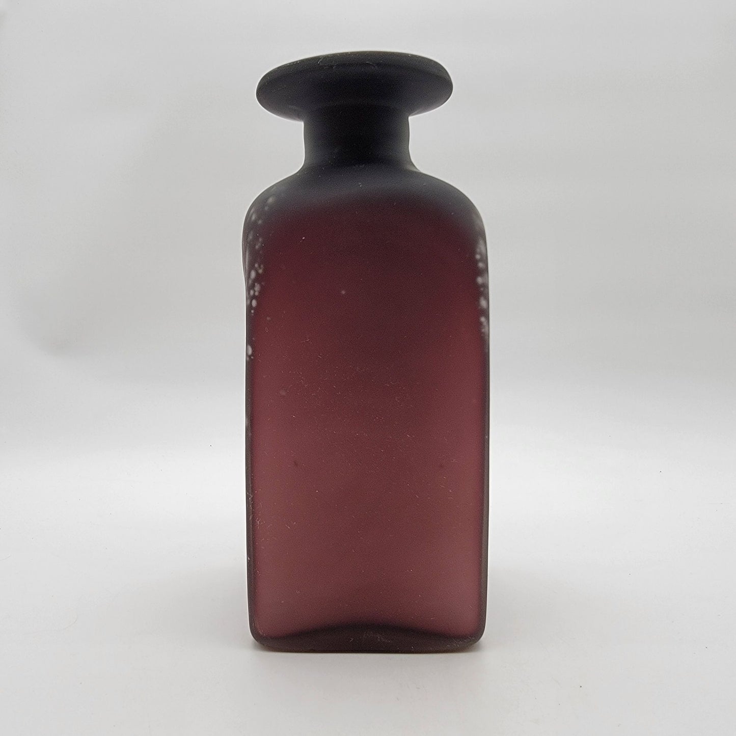 1960's Purple A Scavo Glass Vase by Gino Cenedese