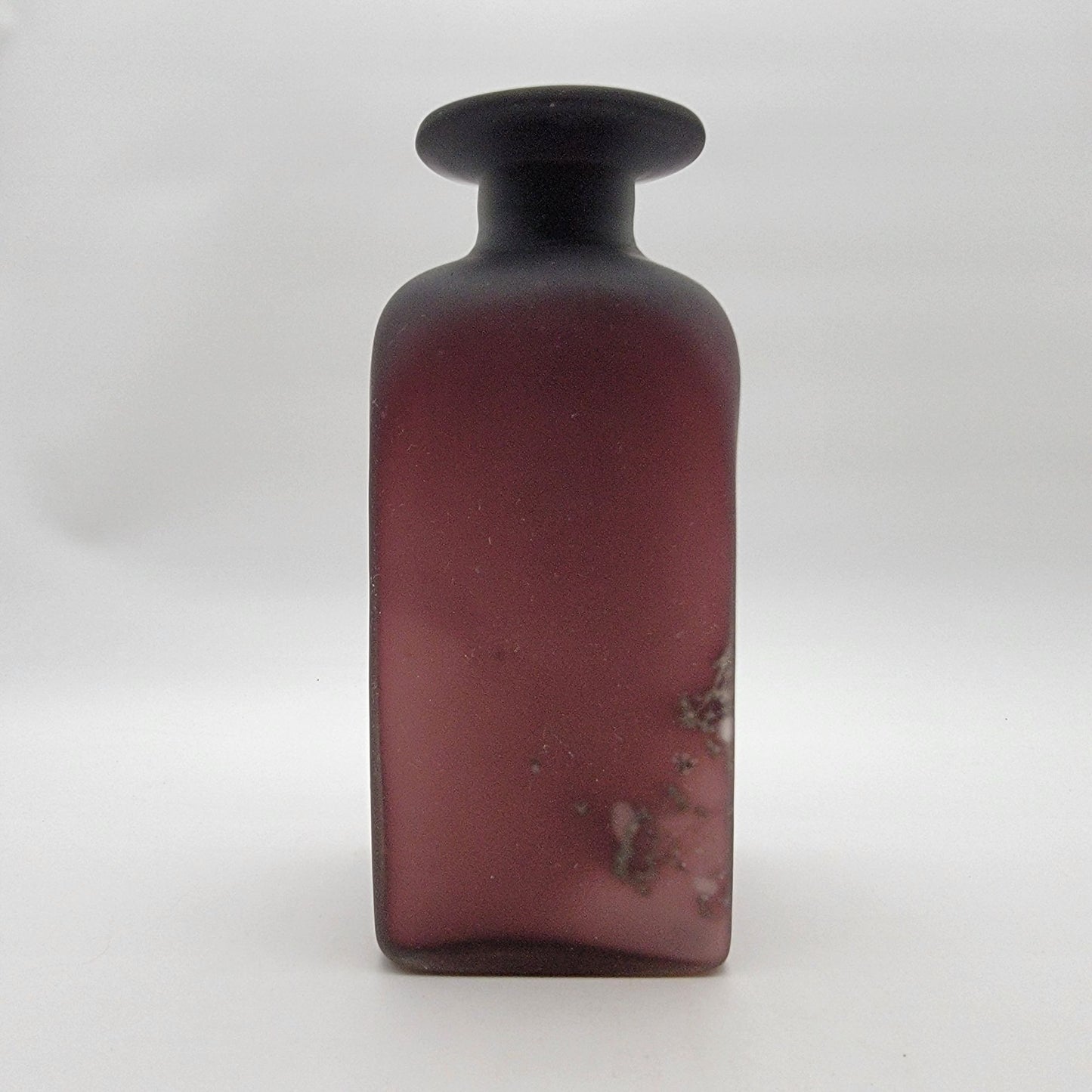 1960's Purple A Scavo Glass Vase by Gino Cenedese