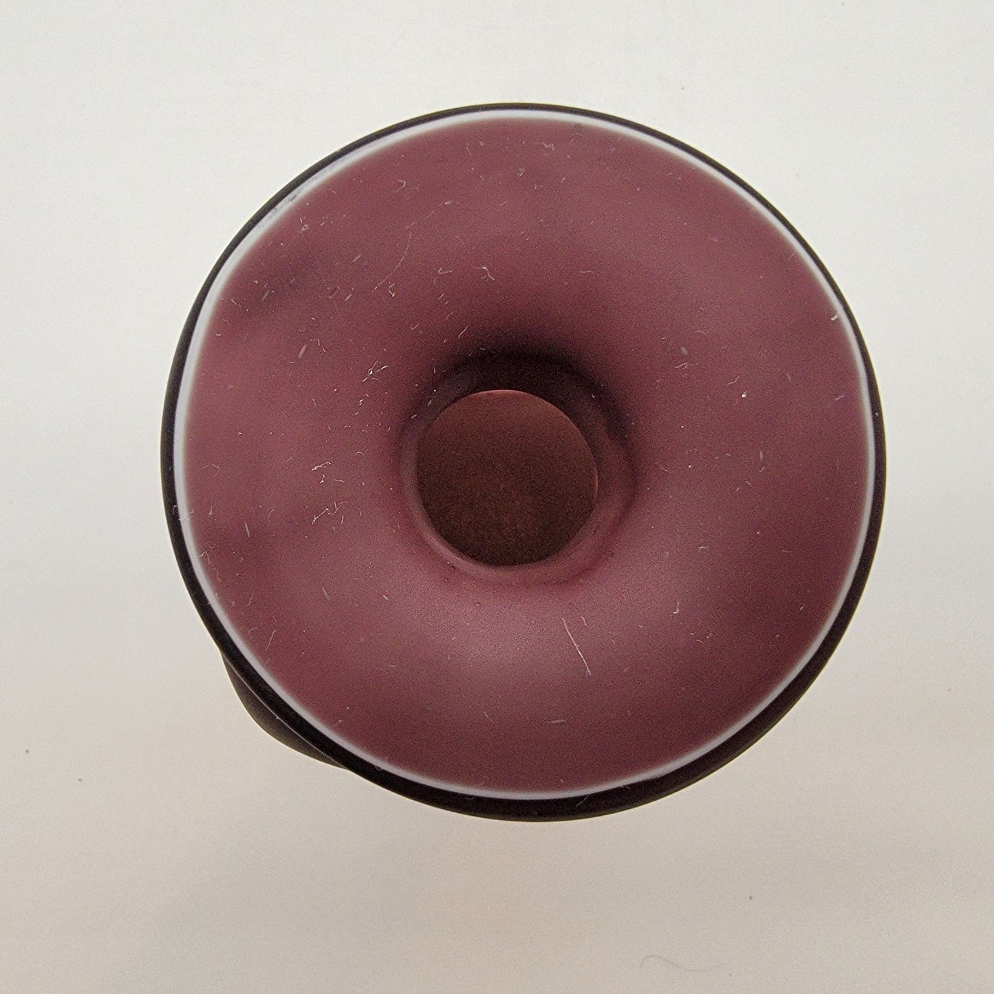 1960's Purple A Scavo Glass Vase by Gino Cenedese