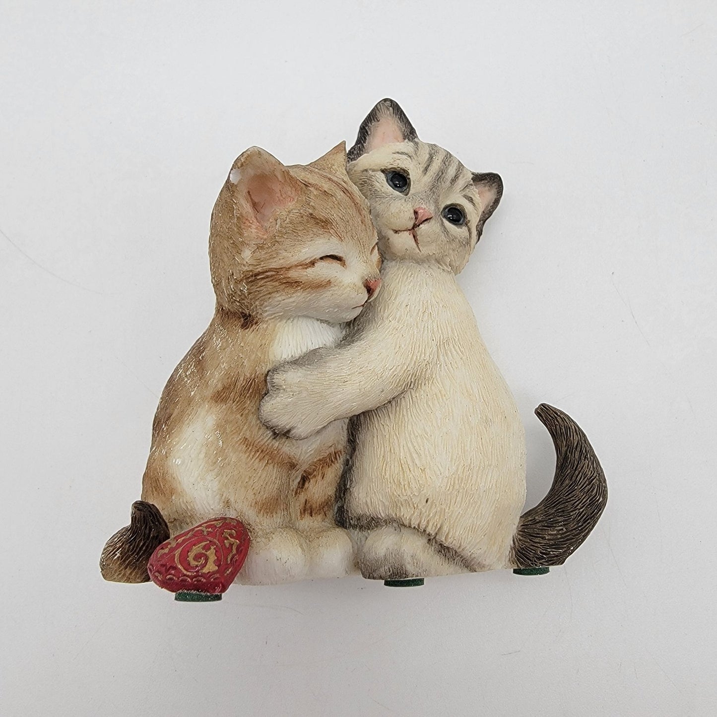 Vintage 2001 Country Artist Kittens Hugging Figurine 02222