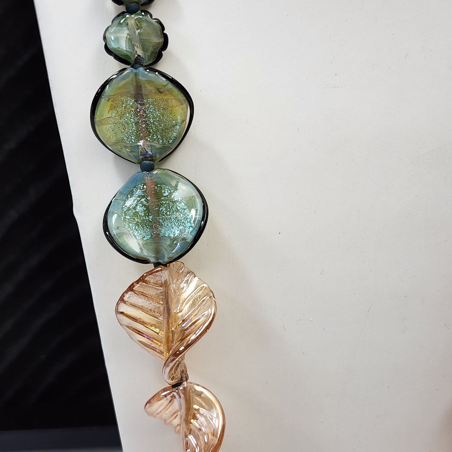 Artisan Handcrafted Dragonfly Necklace & Earring Set