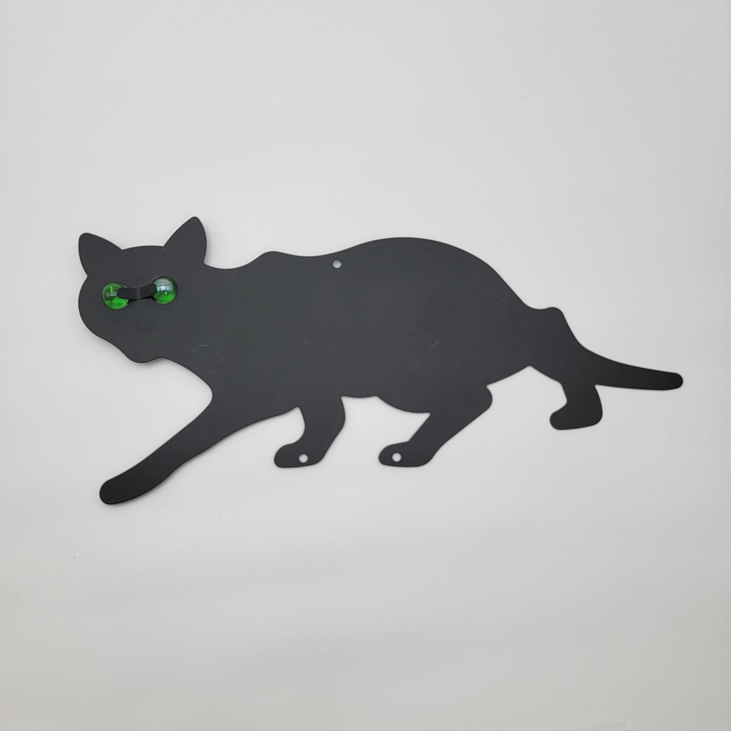 3Pack Black Cat Silhouette for Garden - Cats Scarer with Marble Eyes