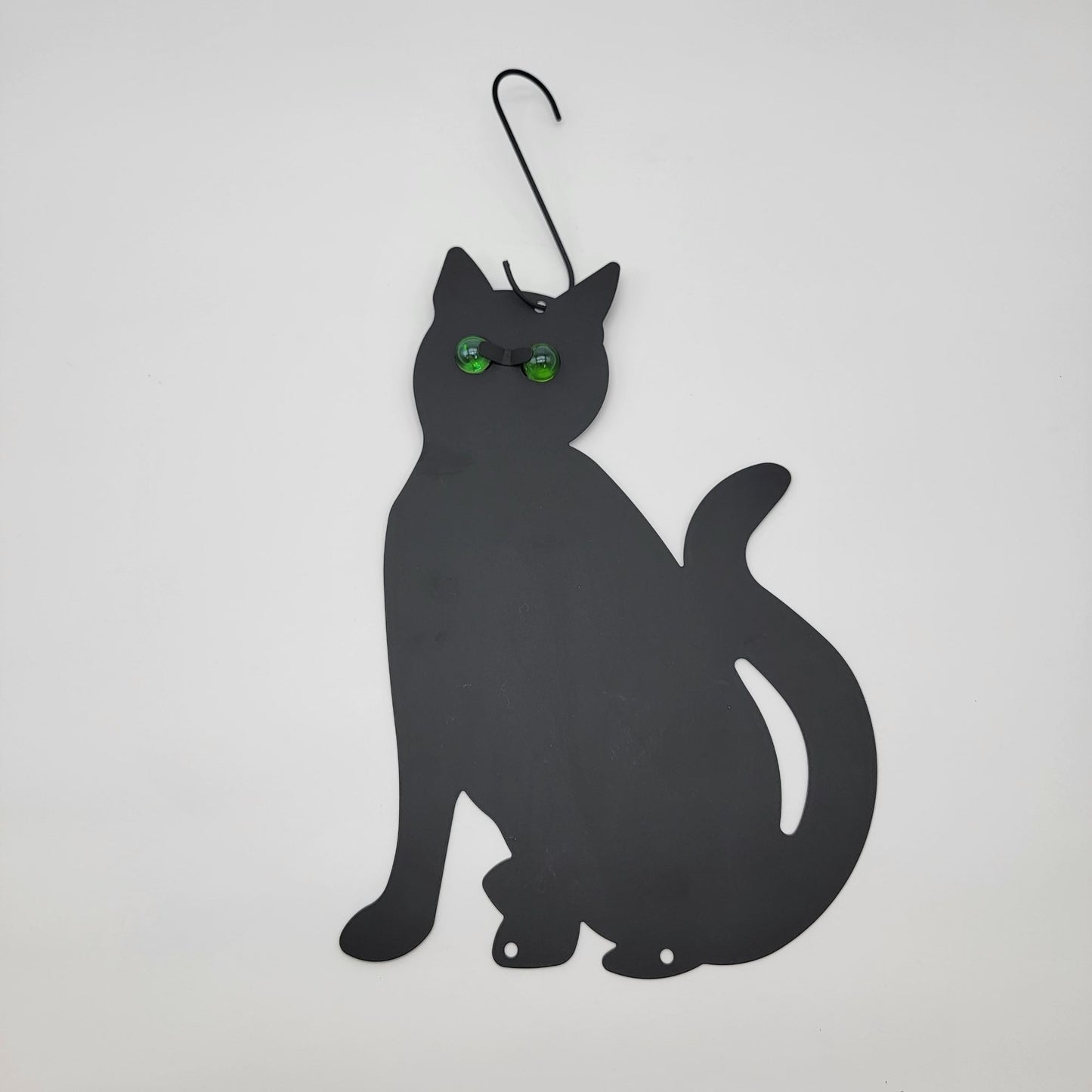 3Pack Black Cat Silhouette for Garden - Cats Scarer with Marble Eyes
