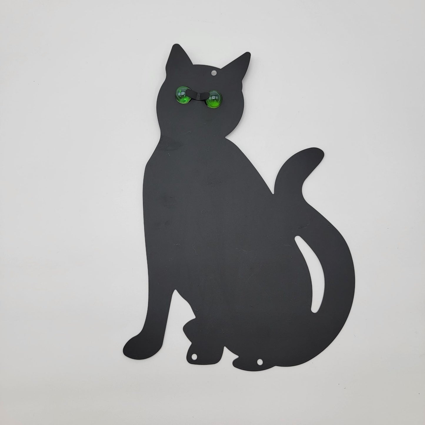 3Pack Black Cat Silhouette for Garden - Cats Scarer with Marble Eyes