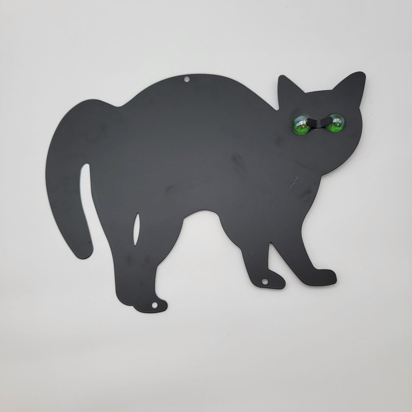 3Pack Black Cat Silhouette for Garden - Cats Scarer with Marble Eyes