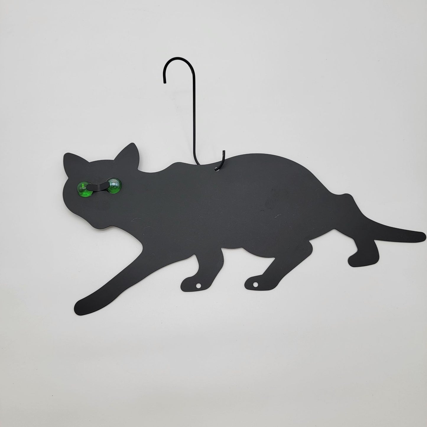 3Pack Black Cat Silhouette for Garden - Cats Scarer with Marble Eyes