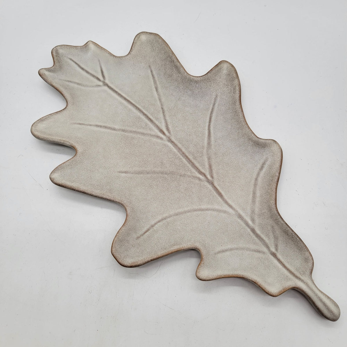 Pottery Barn Harvest Oak Leaf Stoneware Serving Platter