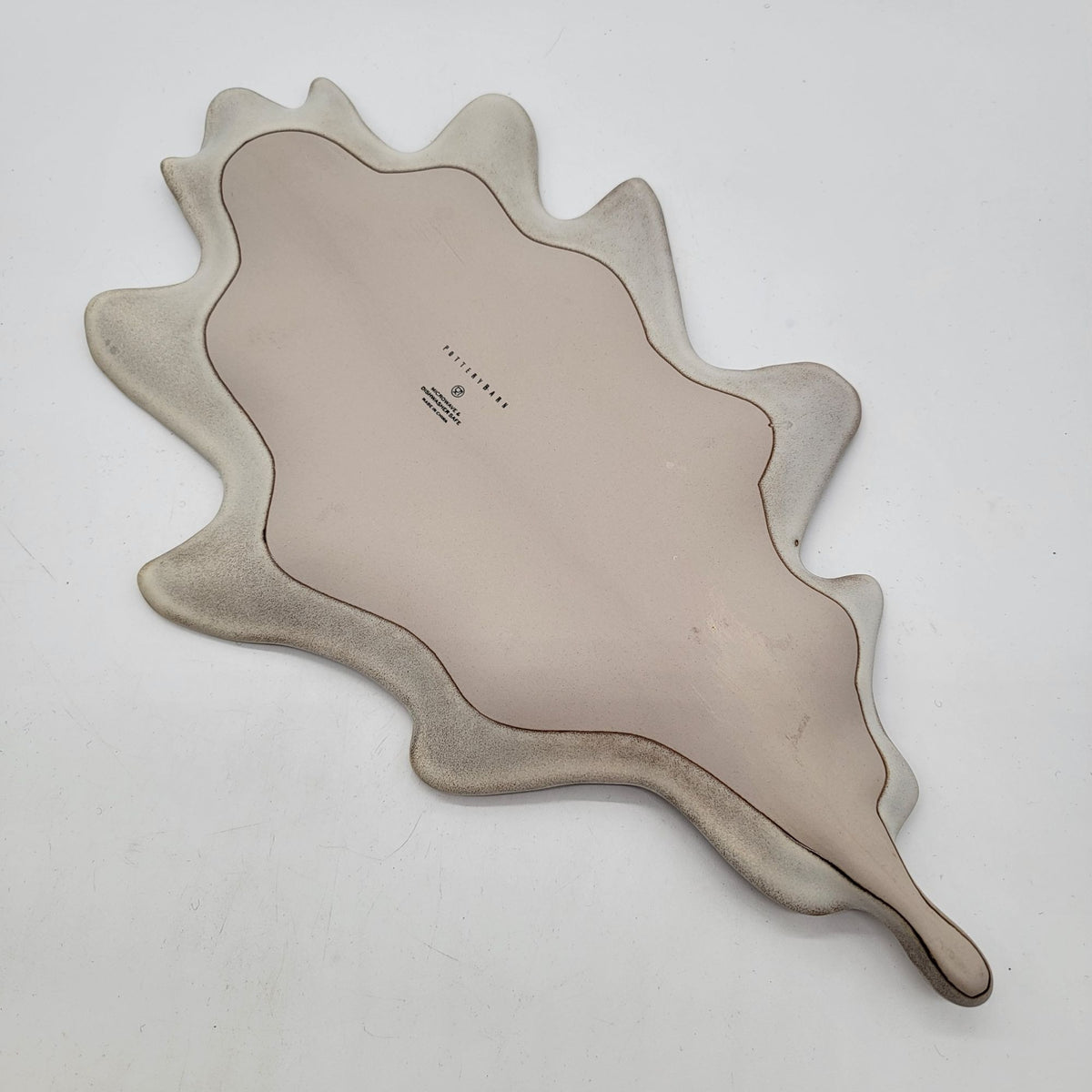 Pottery Barn Harvest Oak Leaf Stoneware Serving Platter