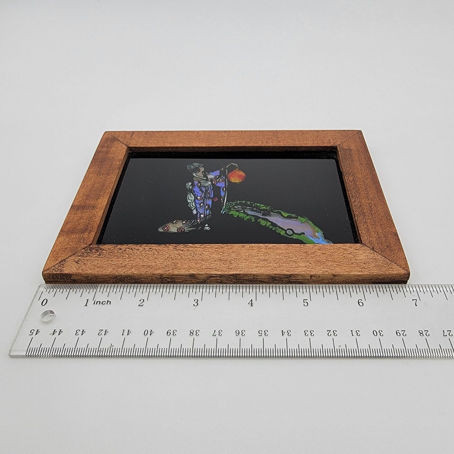 Art Deco Asian Genuine Butterfly Wings Art Painting