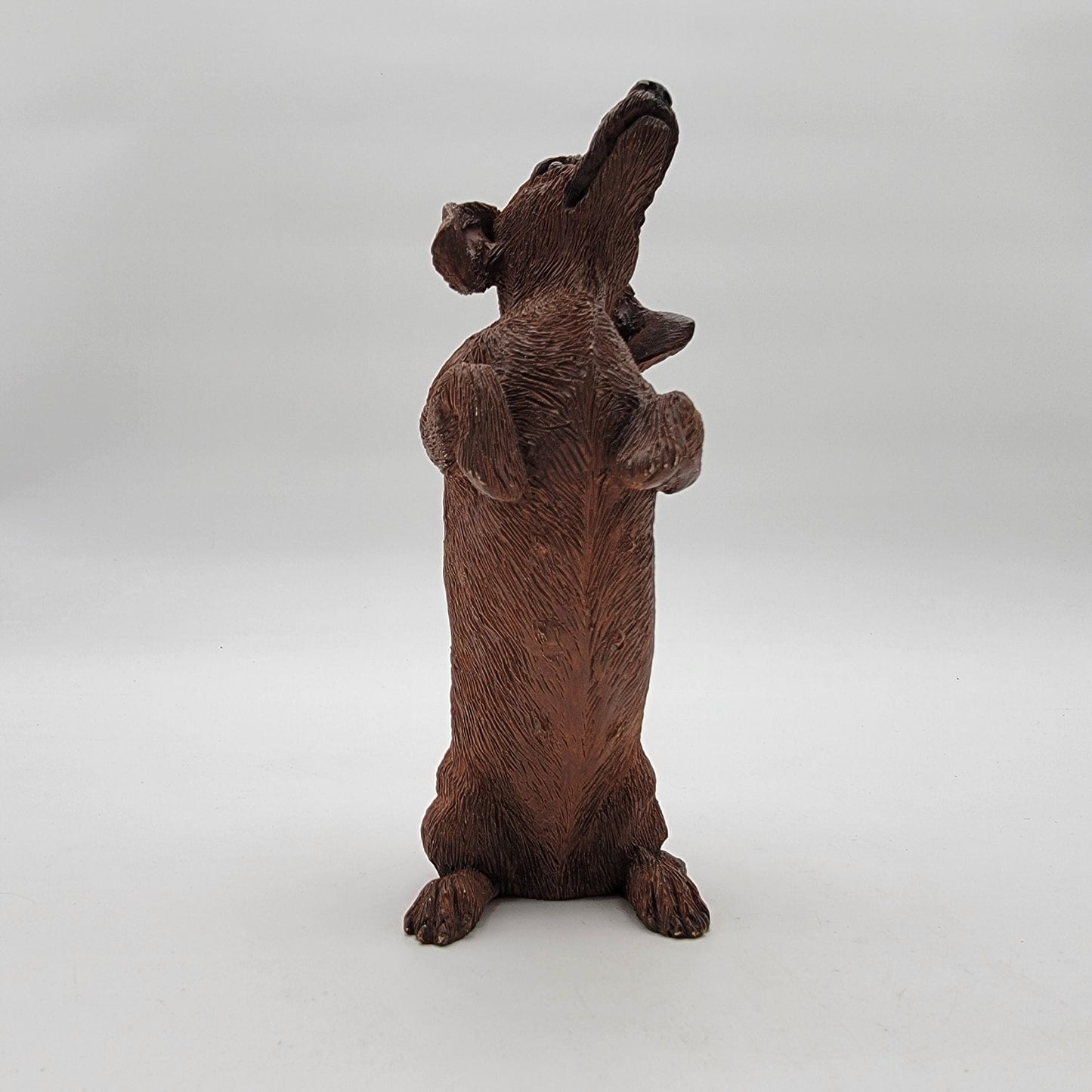 Vintage Sandicast Standing Begging Dachshund Dog Sculpture By Sandra Brue