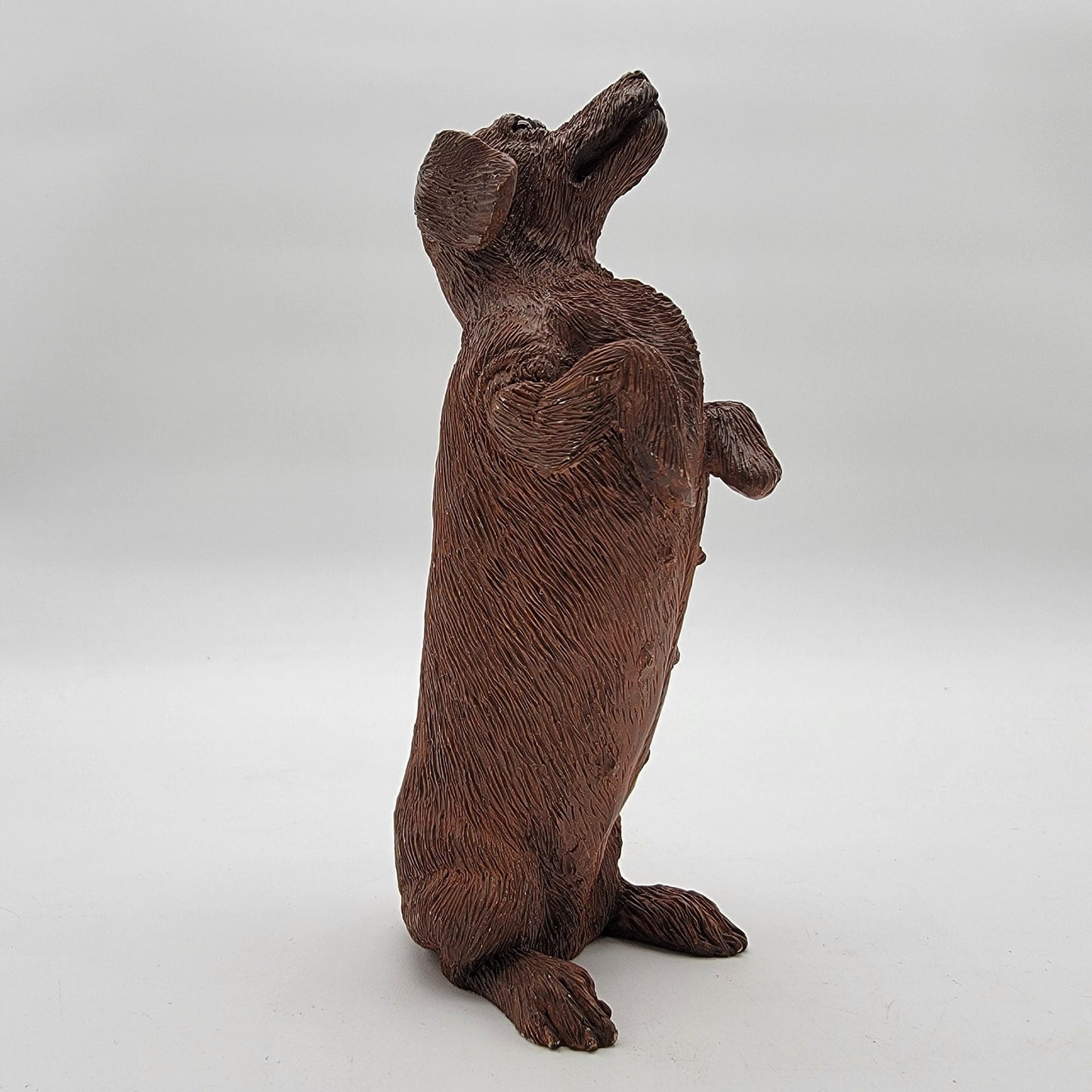 Vintage Sandicast Standing Begging Dachshund Dog Sculpture By Sandra Brue