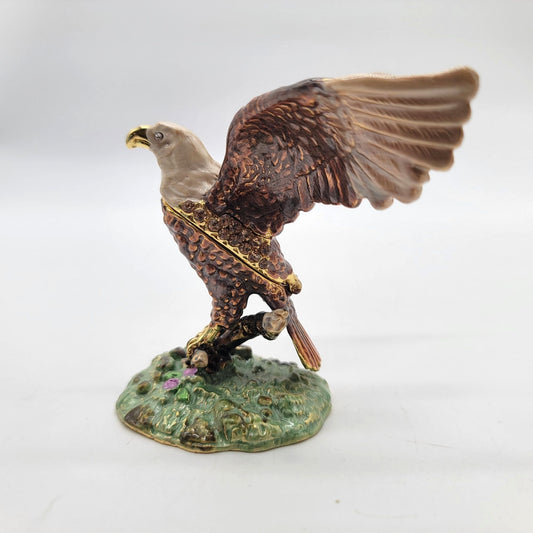 Objet D' Art Wings Eagle Bird Trinket Box No. 85