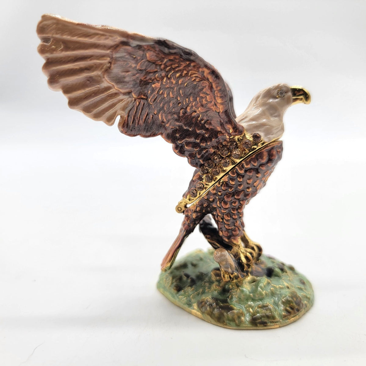Objet D' Art Wings Eagle Bird Trinket Box No. 85