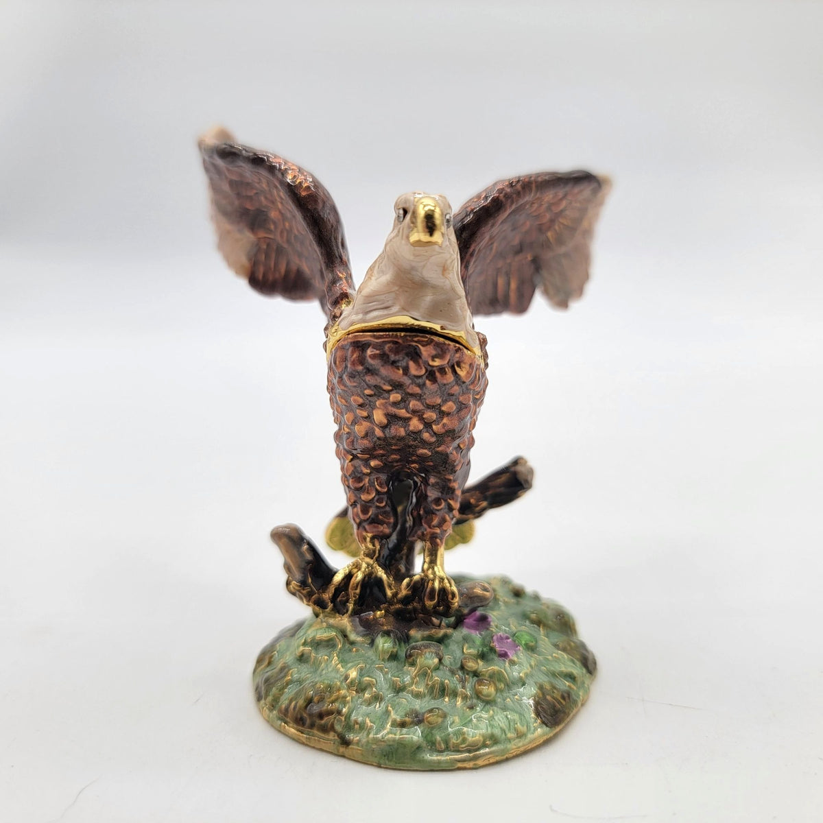 Objet D' Art Wings Eagle Bird Trinket Box No. 85