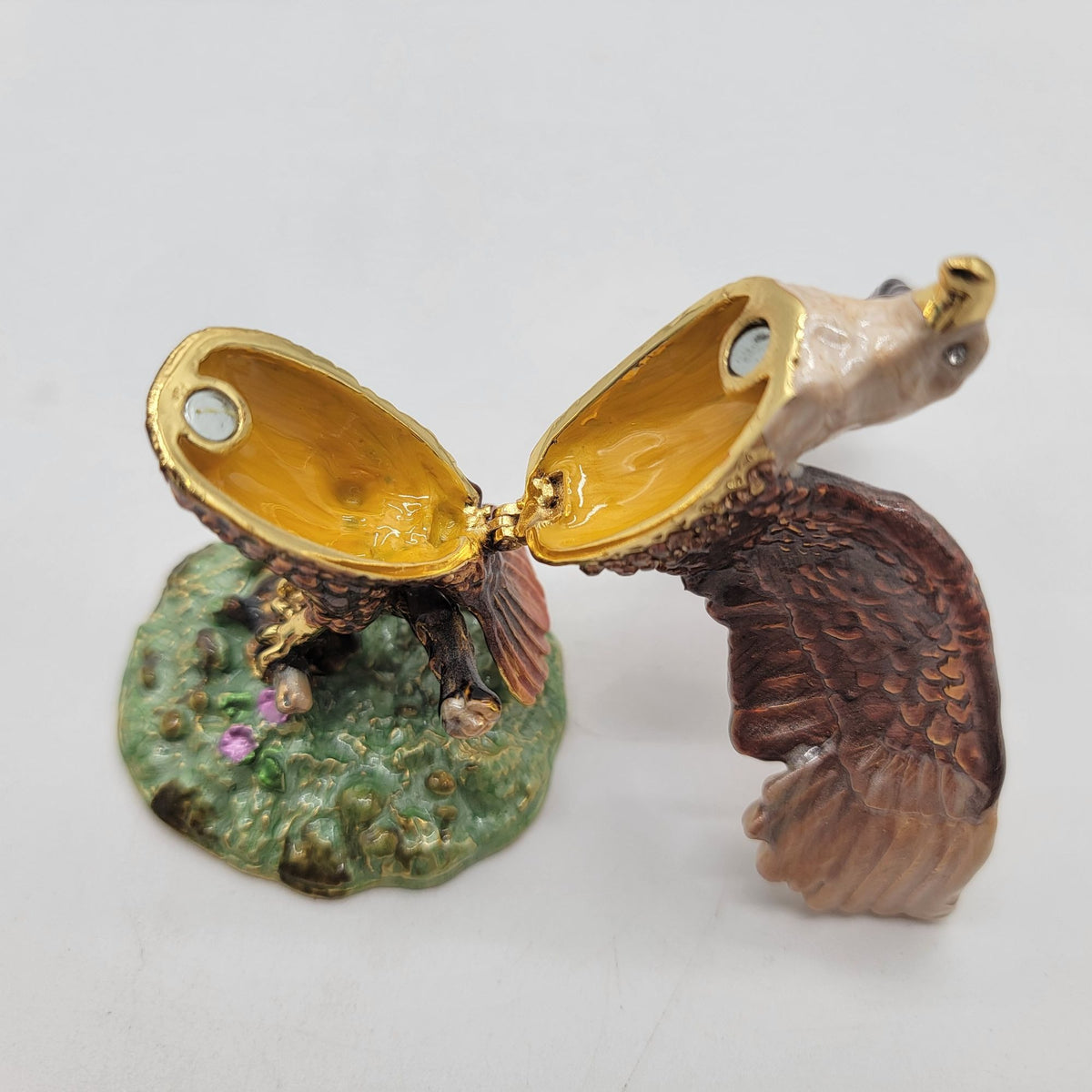 Objet D' Art Wings Eagle Bird Trinket Box No. 85