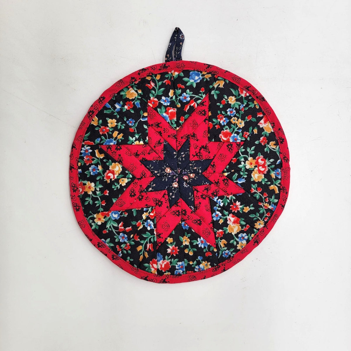 Folded Star Quilted Potholder