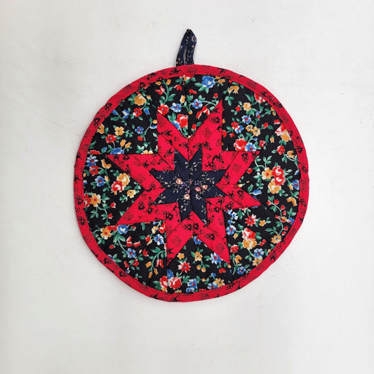 Folded Star Quilted Potholder
