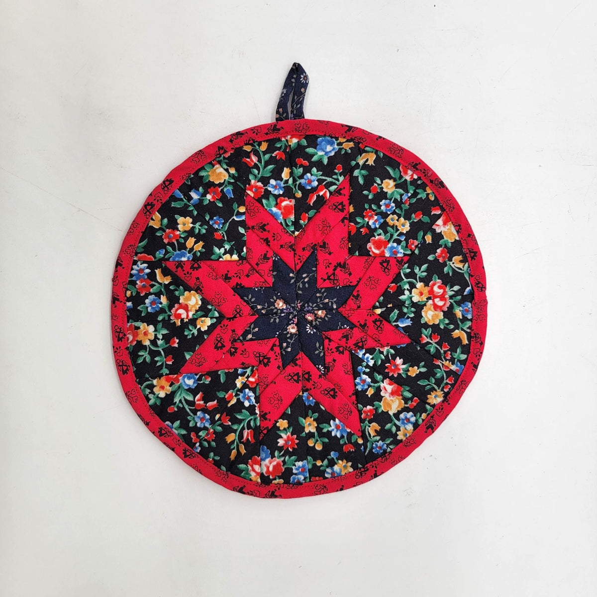 Folded Star Quilted Potholder
