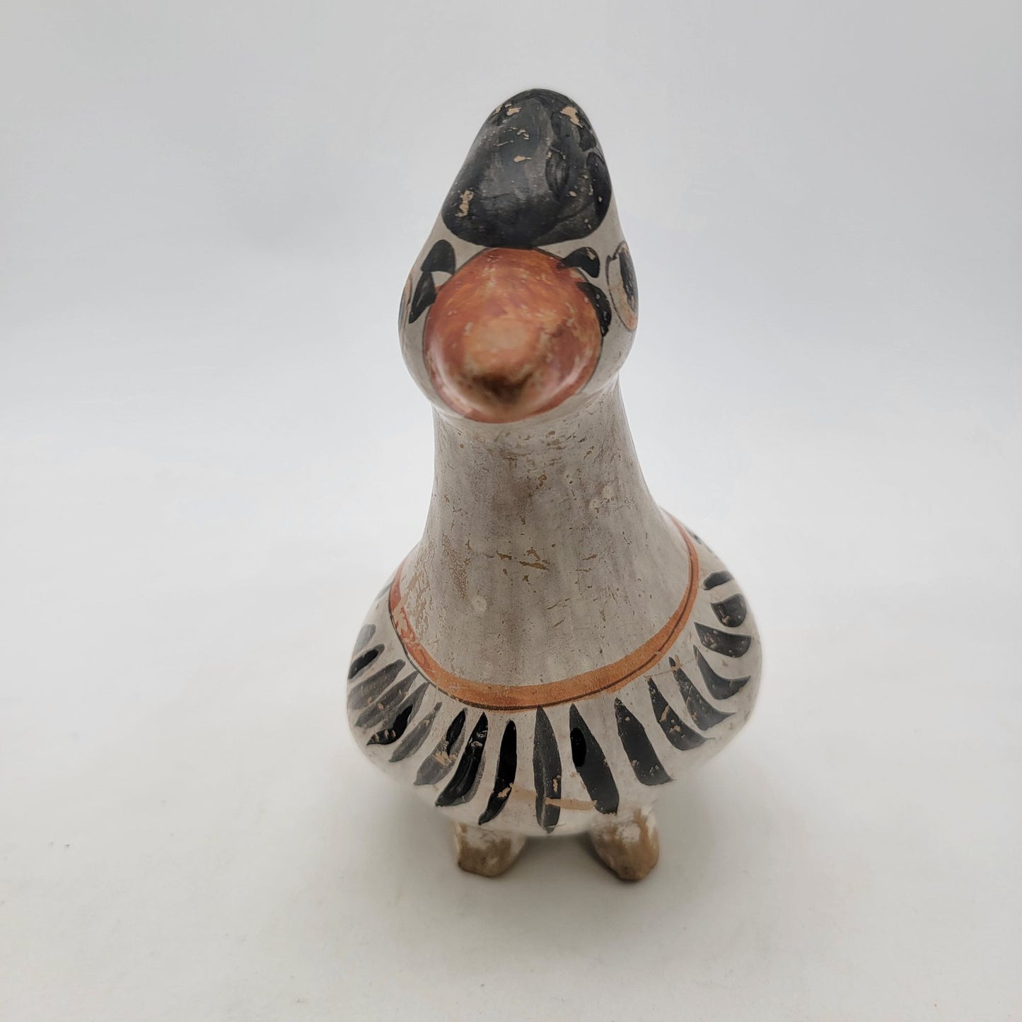 Vintage Tonala Folk Art Pottery Quail Bird Sculpture