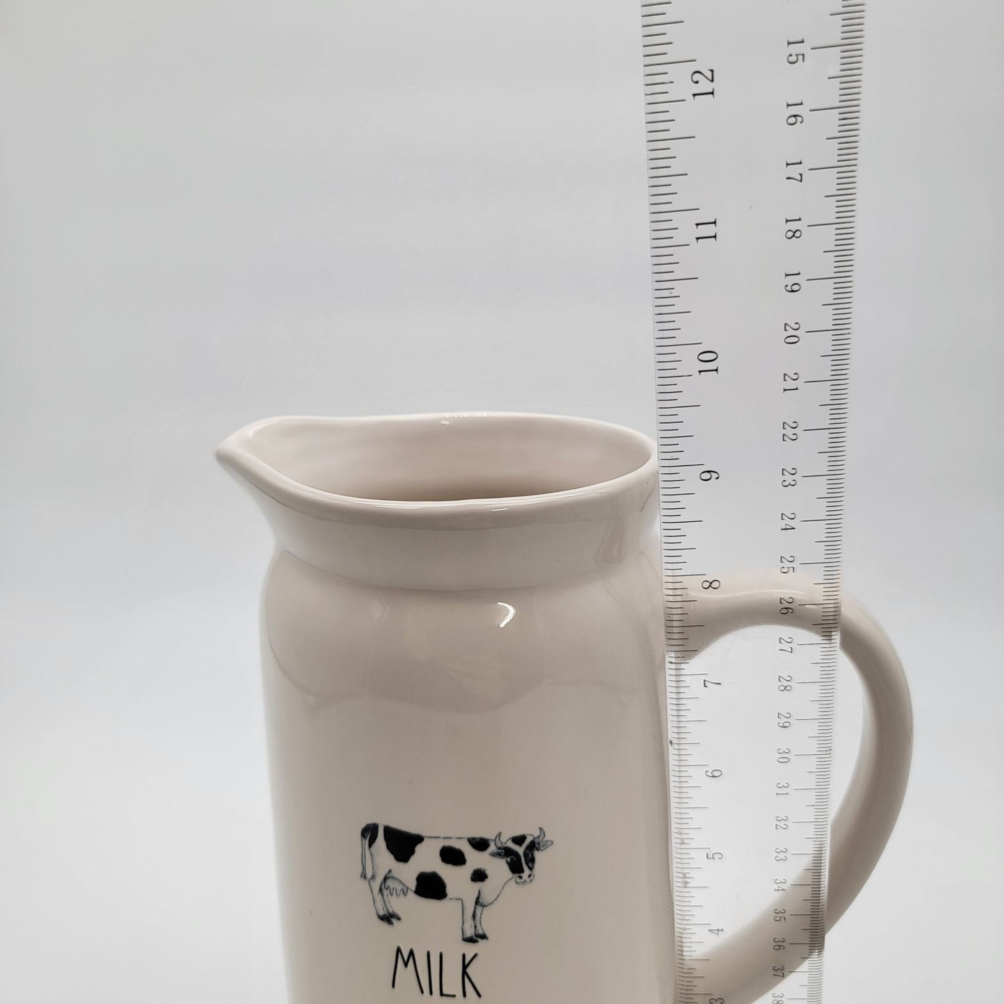Retired Rae Dunn Farmline Cow Artisan Collection Milk Pitcher