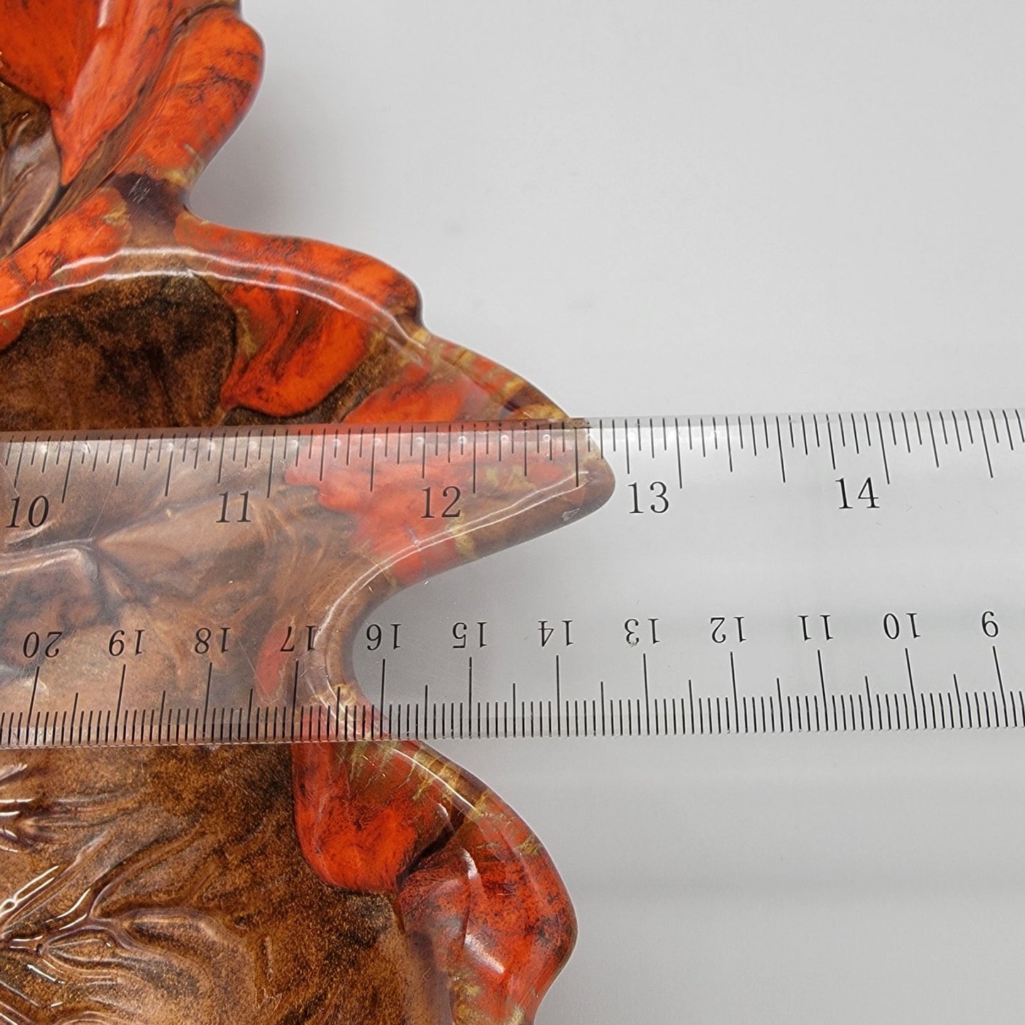 Vintage 1959 Holland Mold Pottery Leaf Chip And Dip Dish